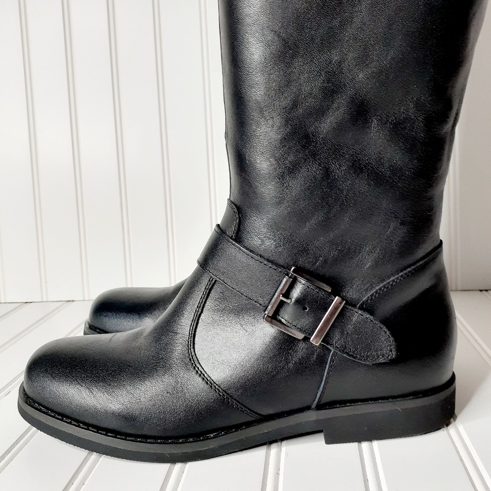 NEW David Tate Alpine Knee High Black Boot - Picture 6 of 12
